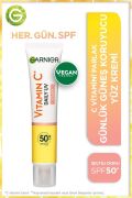 Garnier C Vitamini Parlak Günlük Güneş Koruyucu Fluid Yüz Kremi Işıltılı Doku SPF50+ 40ml