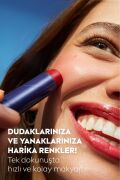 NIVEA Renkli Dudak Bakım Kremi,Kırmızı,4,8gr,Nemlendirme,SPF30,Doğal Yağlar,E Vitamini,Dudak ve Yanak İçin