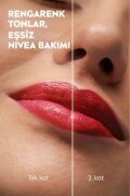 NIVEA Renkli Dudak Bakım Kremi,Kırmızı,4,8gr,Nemlendirme,SPF30,Doğal Yağlar,E Vitamini,Dudak ve Yanak İçin