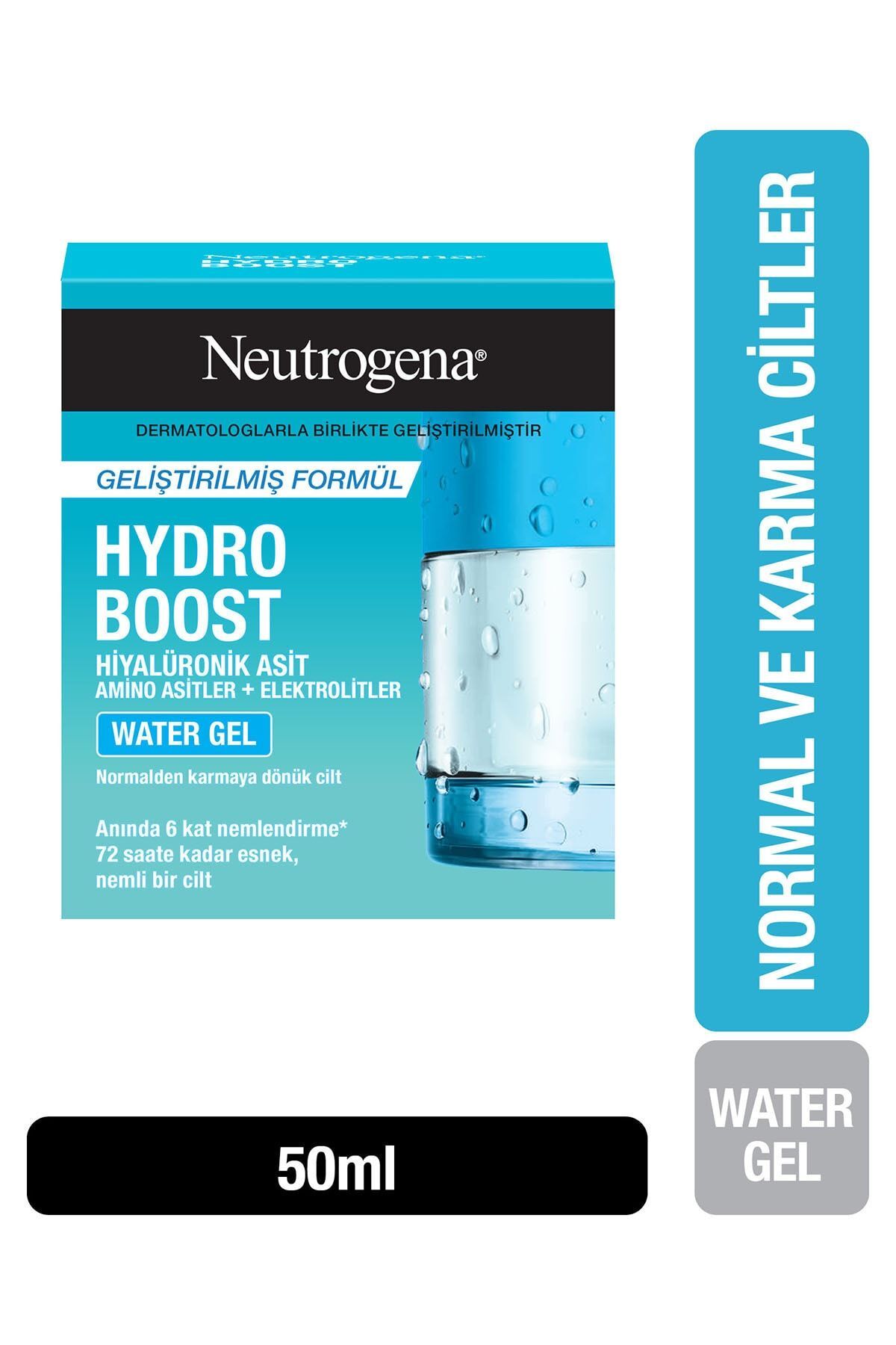 Neutrogena Hydro Boost water Jel Yüz Nemlendirici Normal ve Karma Ciltler için
