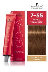 Igora Saç Boyası -royal 7-55 Kumral-yoğun Altın 4045787207347
