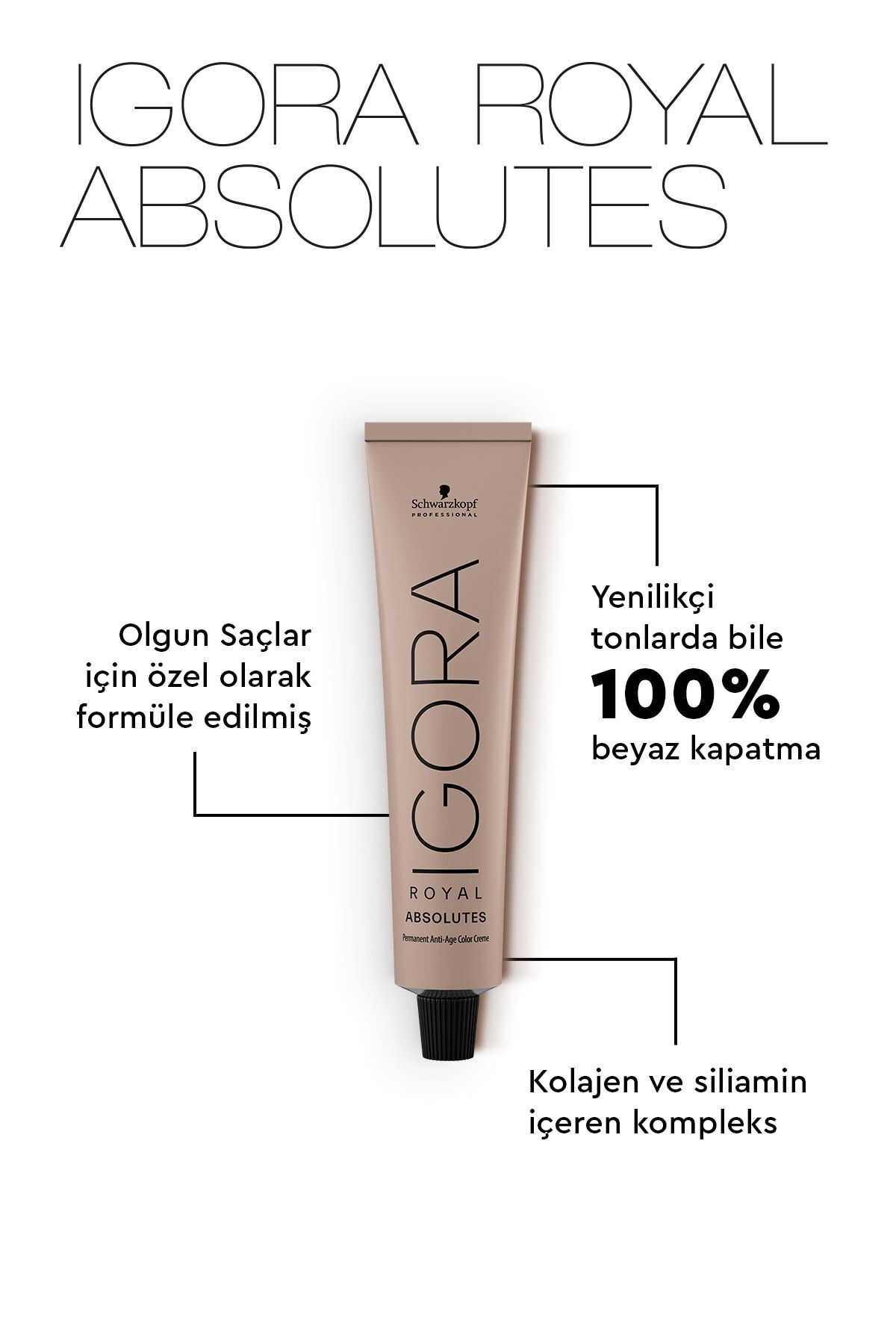 Igora Royal Absolutes Tonlar 7-10 Kumral Sandre Saç Boyası 60ml
