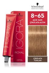 Igora Royal 8-65 Açık Sarı-çikolata Altın Saç Boyası 60ml