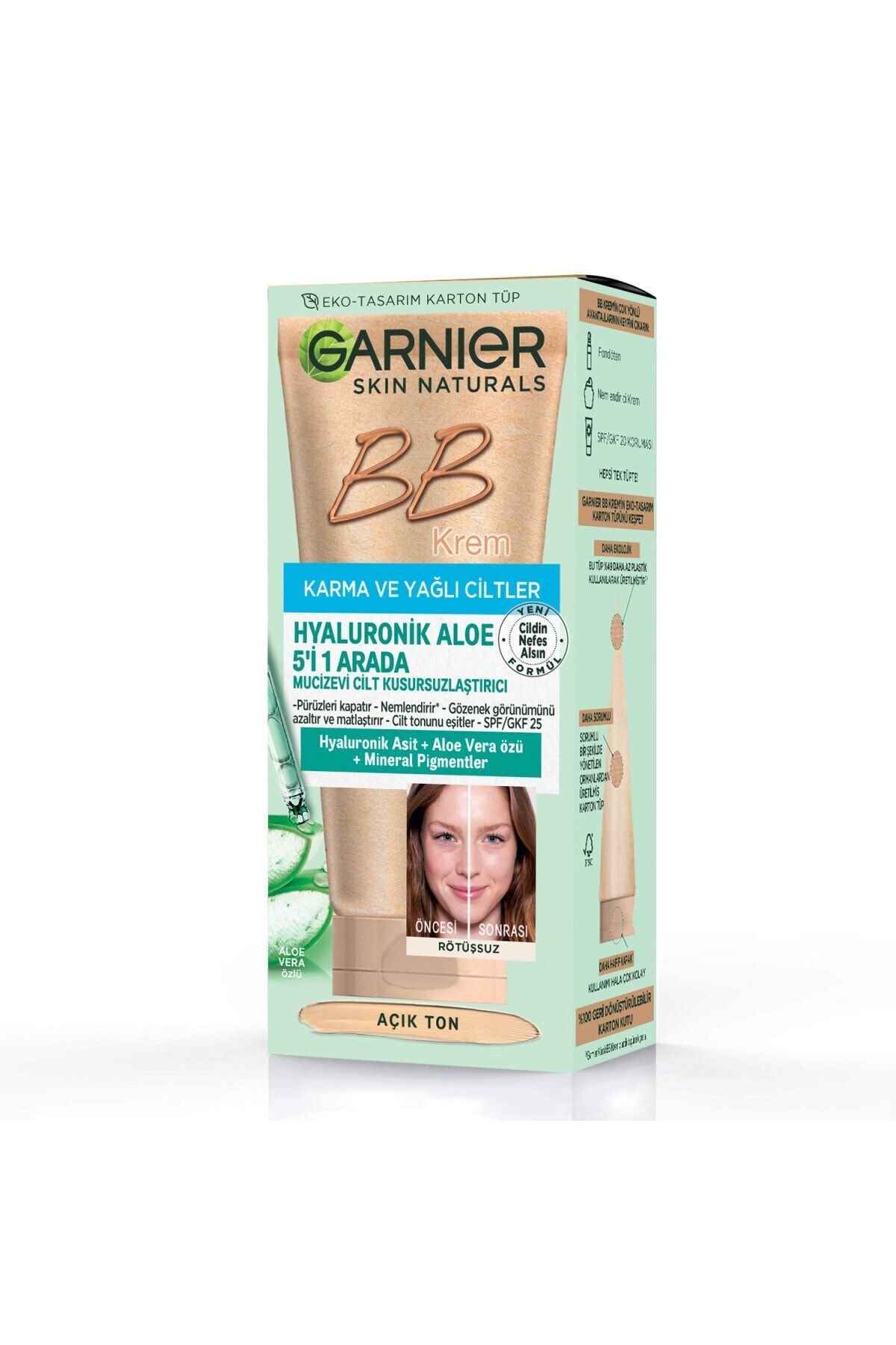 Garnier Karma Yağlı Ciltler için BB Krem Açık Ton 40 ml 3600541202214