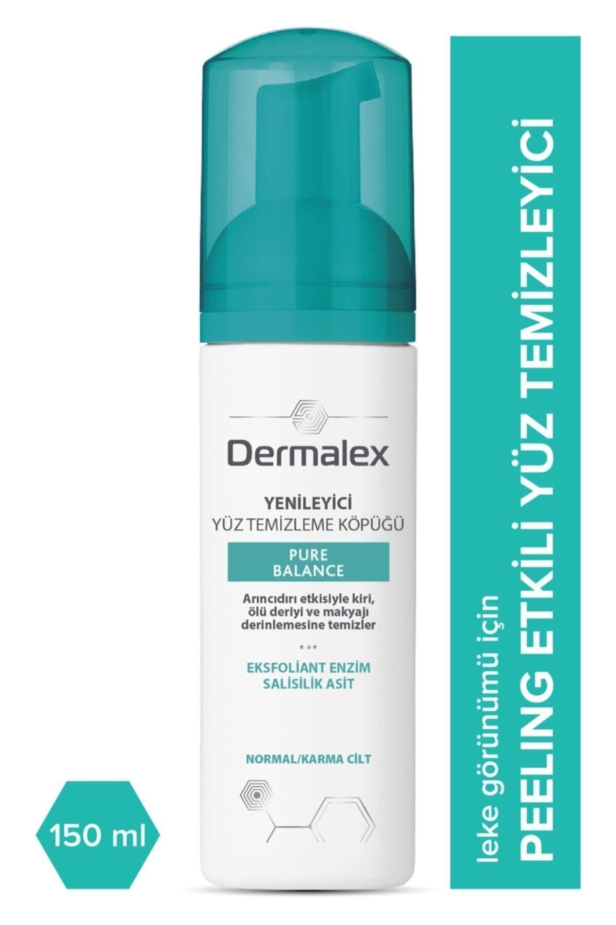 dermalex Pure Balance Yüz Temizleme Köpüğü