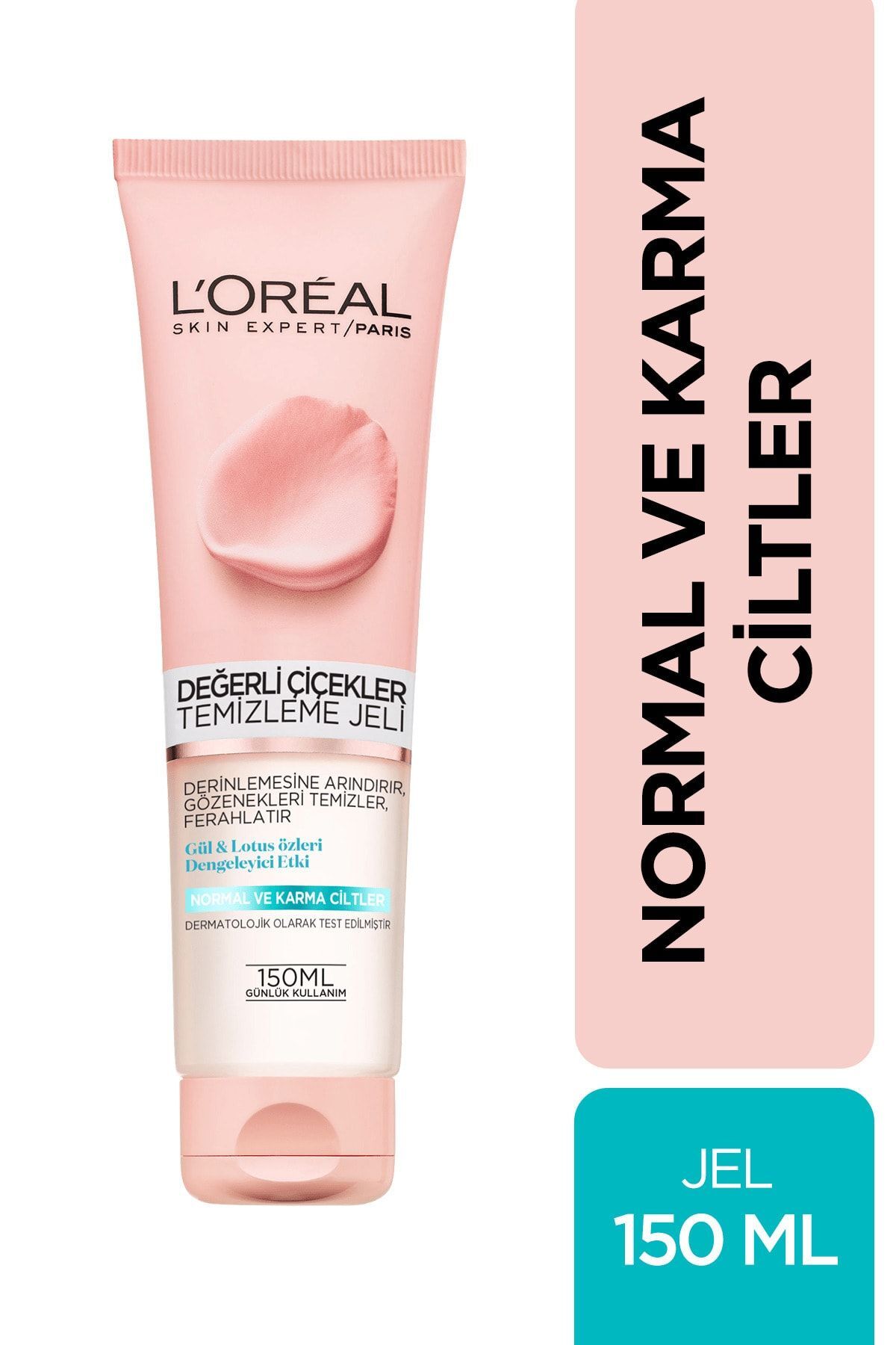 L'Oreal Paris Değerli Çiçekler Temizleme Jeli 150 ml 3600523476619