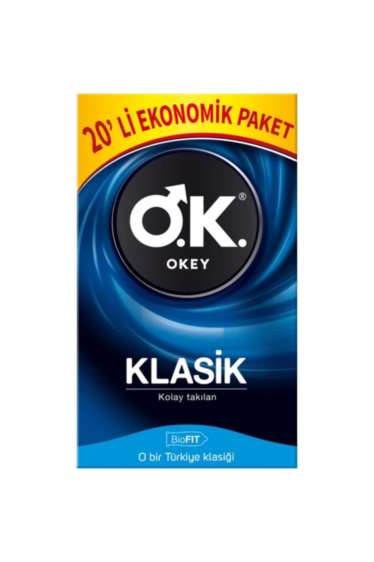 Okey Eko Paket Prezervatif Klasik 20'li