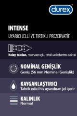 Durex Prezervatif Intense Ekstra Uyarıcı 10lu