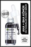 Garnier Aha Bha Cilt Kusurları Karşıtı Siyah Serum %4 [niasinamid Peeling Etkili Aha Bha] 30ml