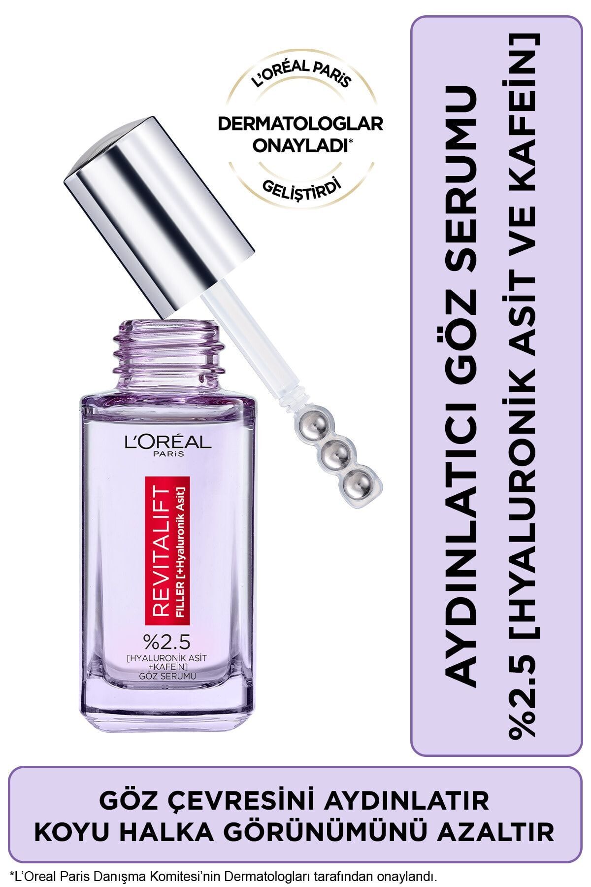 L'Oreal Paris Revitalift Filler Göz Çevresini Aydınlatıcı, Koyu Halka ...