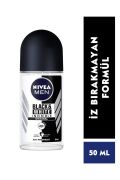 Nivea Men Erkek Roll-on Deodorant Black&White Invisible Original 50ml,48 Saat Anti-perspirant Koruma