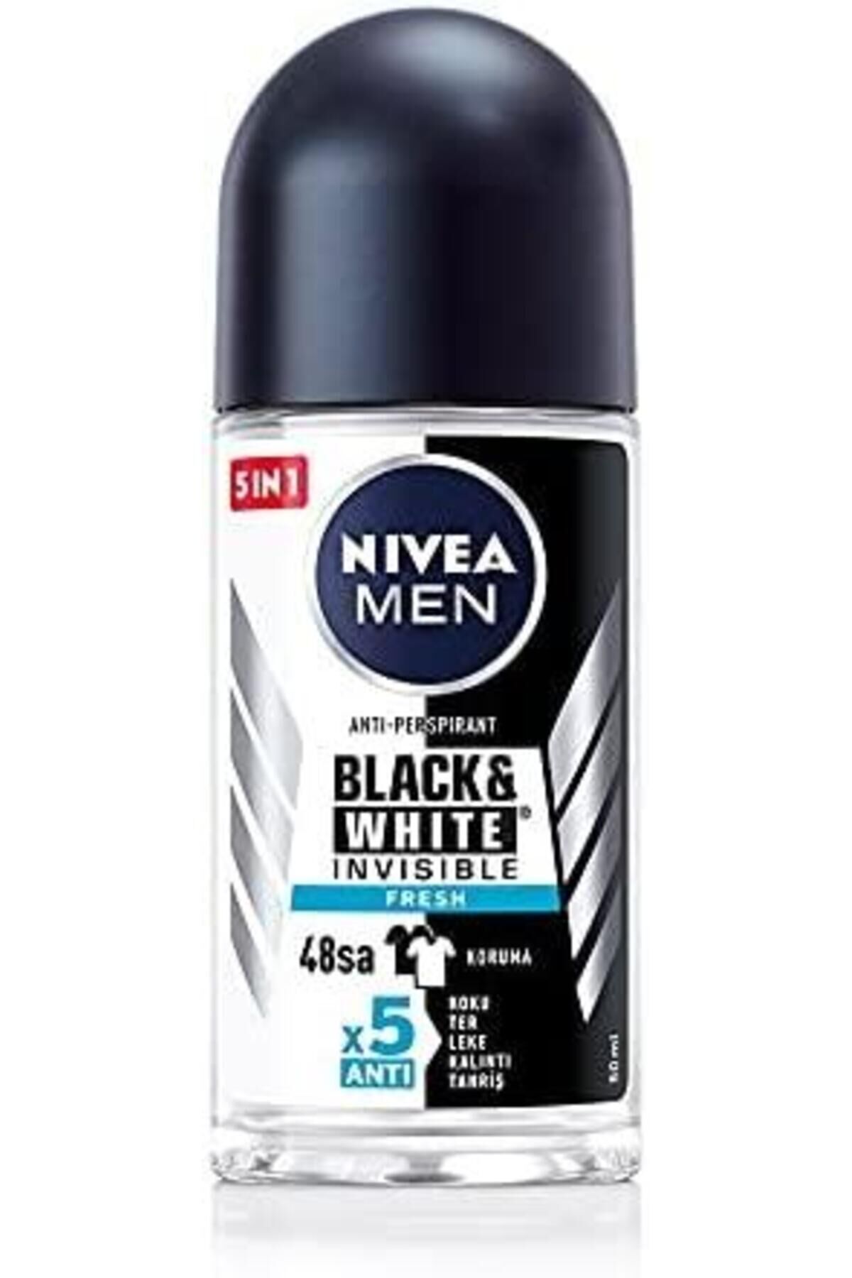 Roll-On 50 Ml Erkek - Black & White Fresh