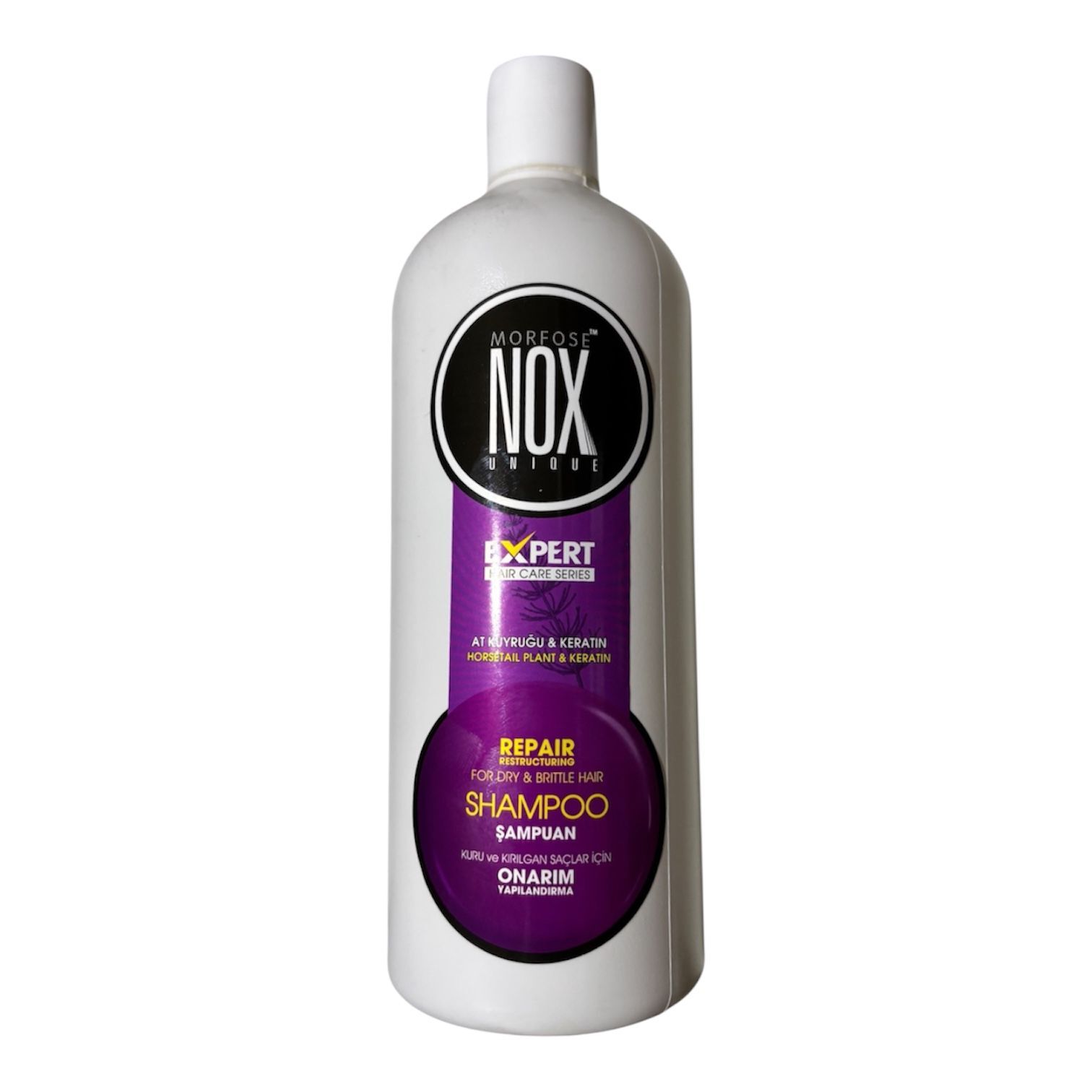 Morfose Nox At Kuyruğu & Keratin Şampuanı 850 ML
