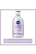 NIVEA 5in1 Yatıştırıcı Micellar Makyaj Temizleme Suyu Hassas Ciltler, 400 ml, Yüz Temizleyici