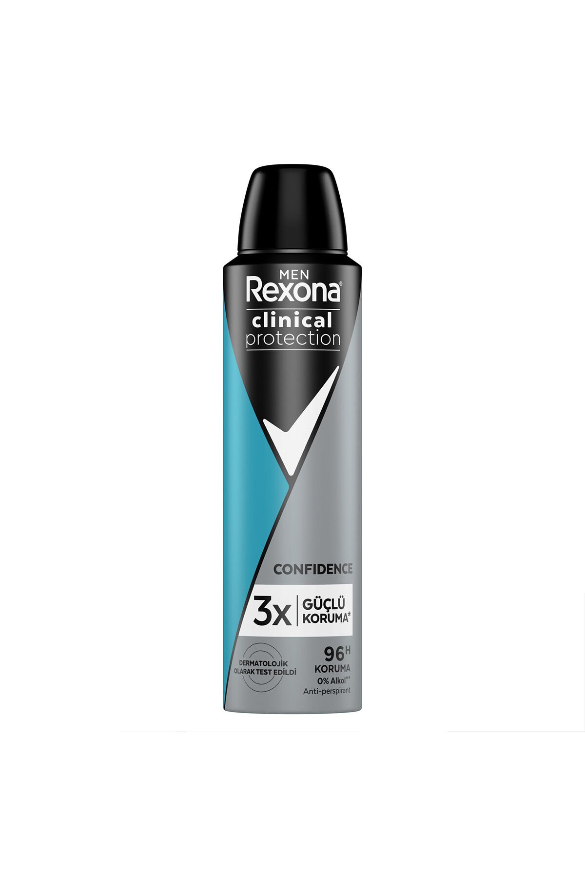 Rexona Men Clinical Protection Erkek Sprey Deodorant Confidence 96 Saat Koruma 150 ml