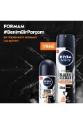 Nivea Men Erkek Roll On Deodorant Black&White Invisible Güçlü Etki 50 ml 48 Saat Anti-Perspirant Koruma