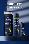NIVEA Men Erkek Roll-on Deodorant Deep Extreme 50ml, 72 Saat Anti-perspirant Ter Koruma, Yeni Enerji