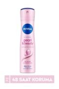 Nivea Kadın Sprey Deodorant Pearl & Beauty 150ml,48 Saat Anti-perspirant Koruma