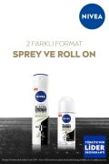 Nivea Kadın Sprey Deodorant Black&white Invisible Ipeksi Pürüzsüzlük 48 Saat Koruma 150ml