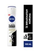 Nivea Kadın Sprey Deodorant Black&white Invisible Ipeksi Pürüzsüzlük 48 Saat Koruma 150ml