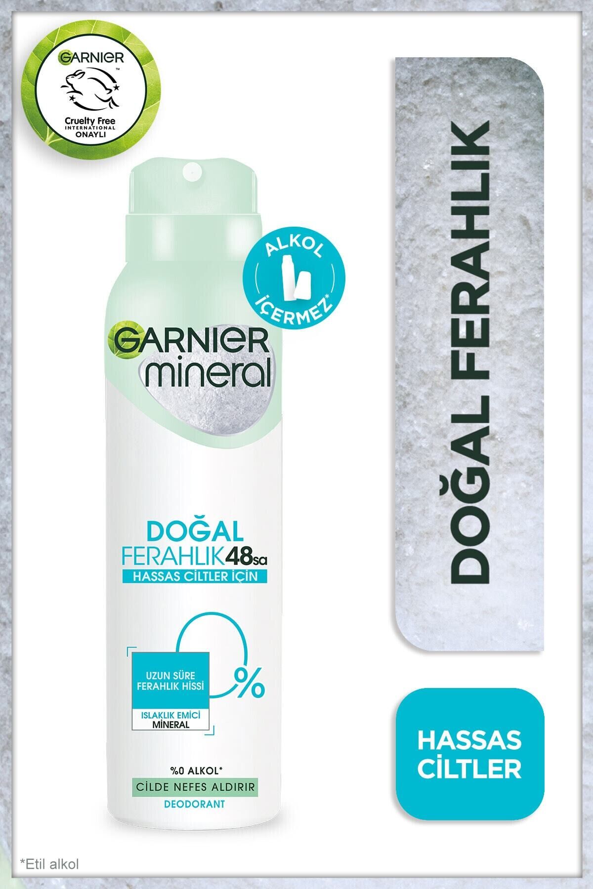 Garnier Mineral Doğal Ferahlık Kadın Sprey Deodorant 3600542038157