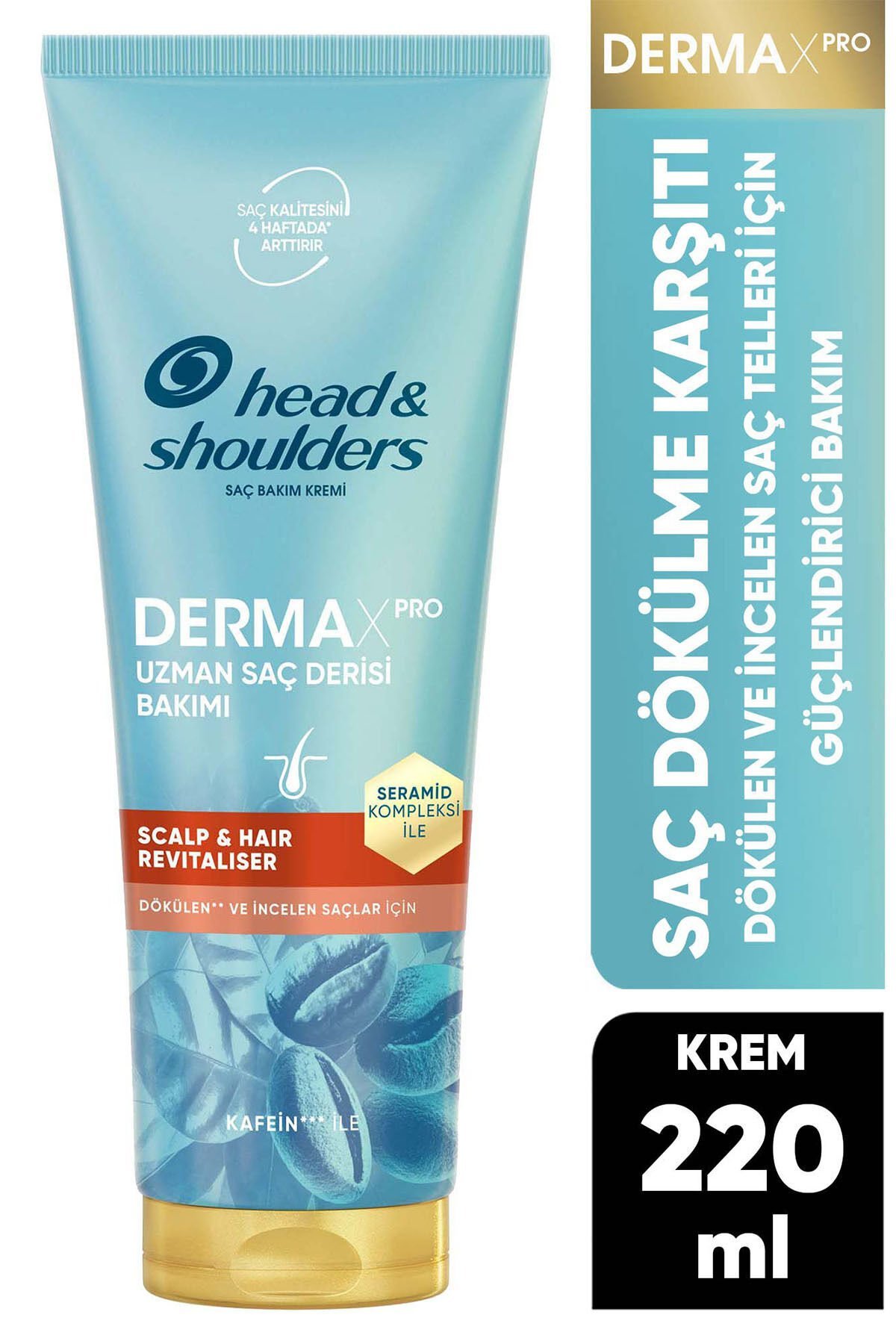 Dermaxpro Scalp &hair Revitaliser Dökülme Karşıtı Saç Ve Saç Derisi Bakım Kremi Kafein Ve Seramid