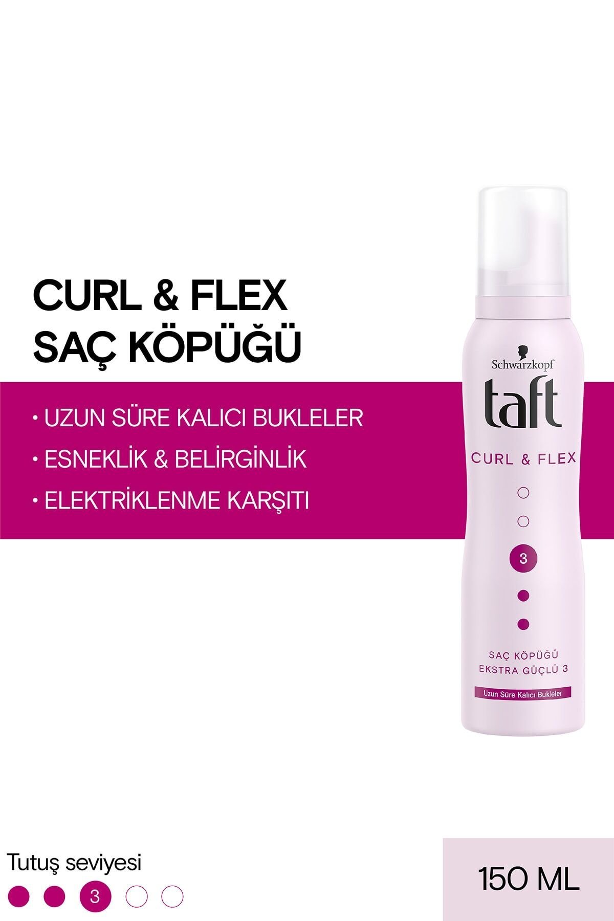 Taft Saç Köpüğü Bukle Belirginleştici No:3