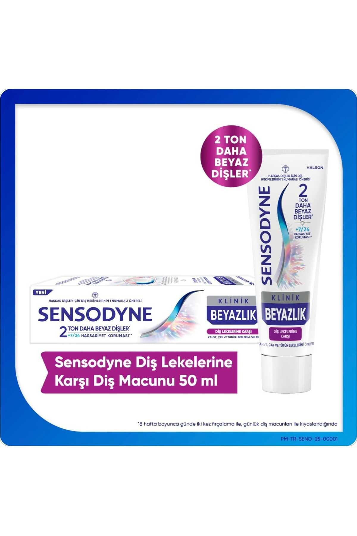 Klinik Beyazlık Çay, Kahve Ve Tütün Lekelerine Karşı Diş Macunu 50 ml