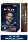 Schwarzkopf Men Perfect Saç Boyası 50- Açık Kahve -Kolay ve Hızlı Beyaz Kapama