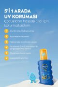 SUN SPF50 Çocuklar İçin Yüksek Güneş Koruyucu Vücut Spreyi 200ml,Suya Dayanıklı,E&C Vitamini