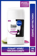 Kadın Stick Deodorant Black&White Authentic 50 ml,Terleme Karşıtı,Meyve,Çiçek Kokusu,Kumaş Koruması