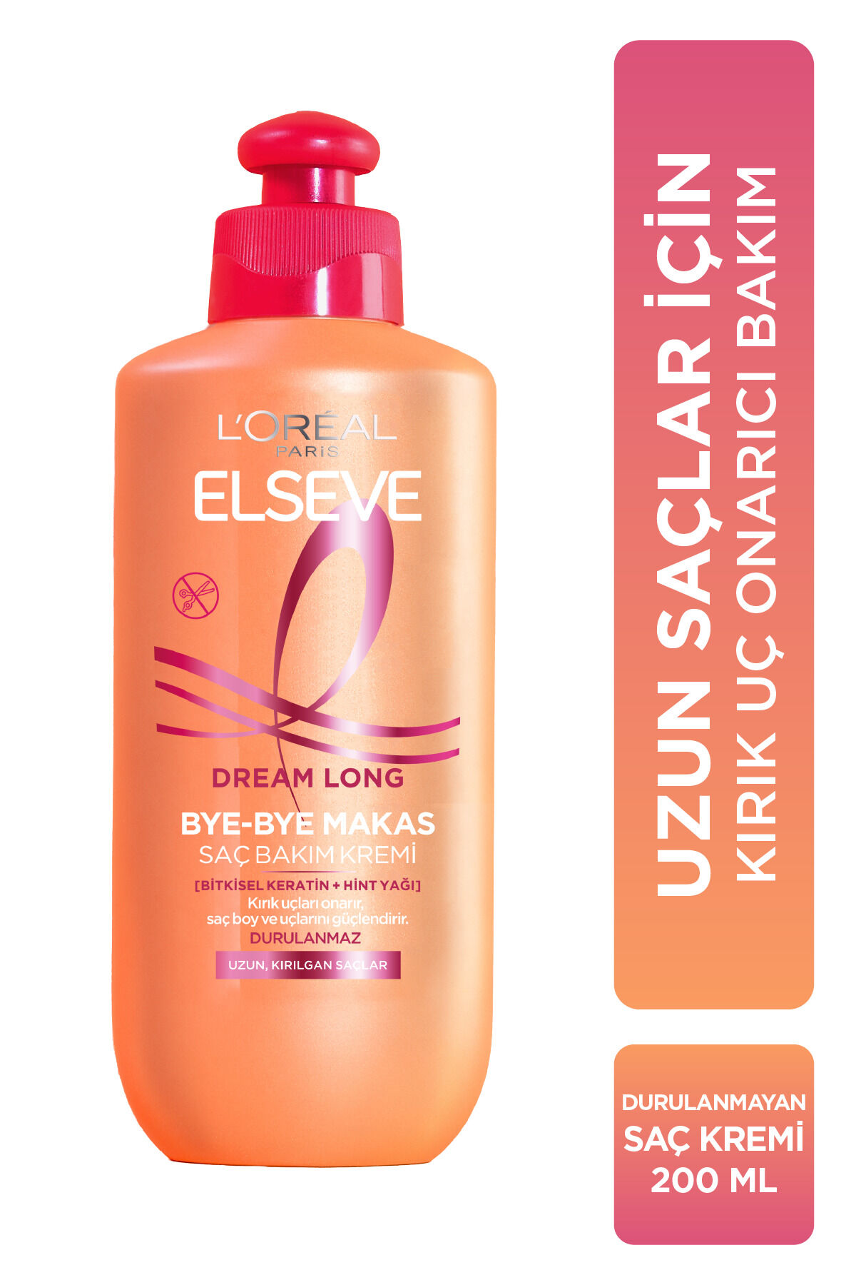 Saç Bakım Kremi Dream Long & Byebye Makas 200Ml