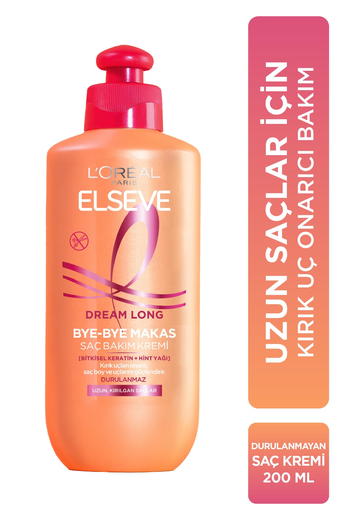 Saç Bakım Kremi Dream Long & Byebye Makas 200Ml